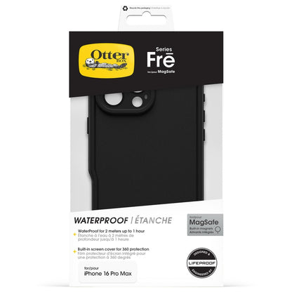 OtterBox Fre MagSafe Case For iPhone 16 Pro Max - Black