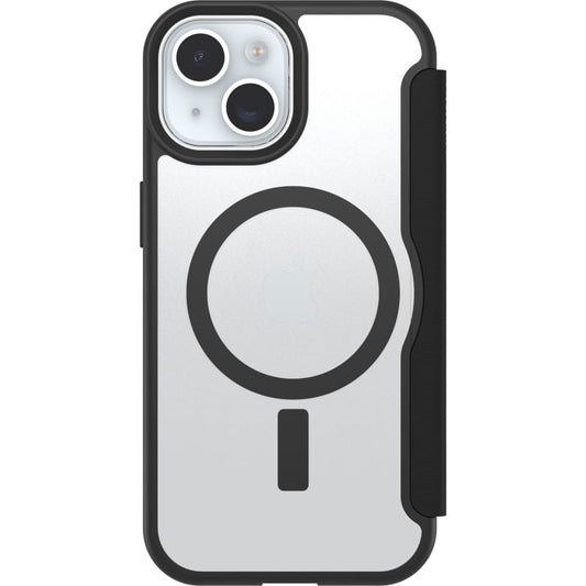 OtterBox React Folio MagSafe Case For iPhone 16e/15/14/13 - Black Crystal