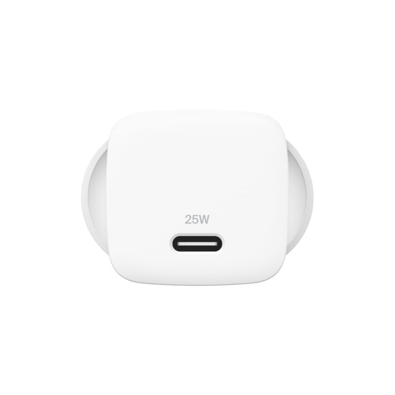 Belkin BoostCharge 30W Wall Charger & USB-C Cable With USB-C Output & 1m USB-C to USB-C Cable - White