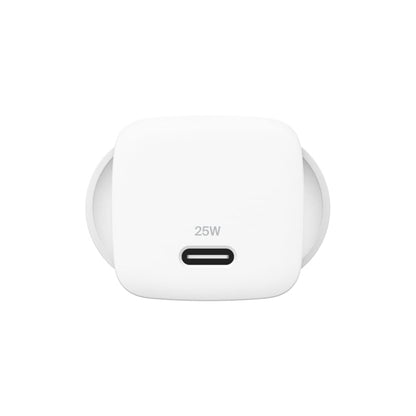 Belkin BoostCharge 30W Wall Charger & USB-C Cable With USB-C Output & 1m USB-C to USB-C Cable - White