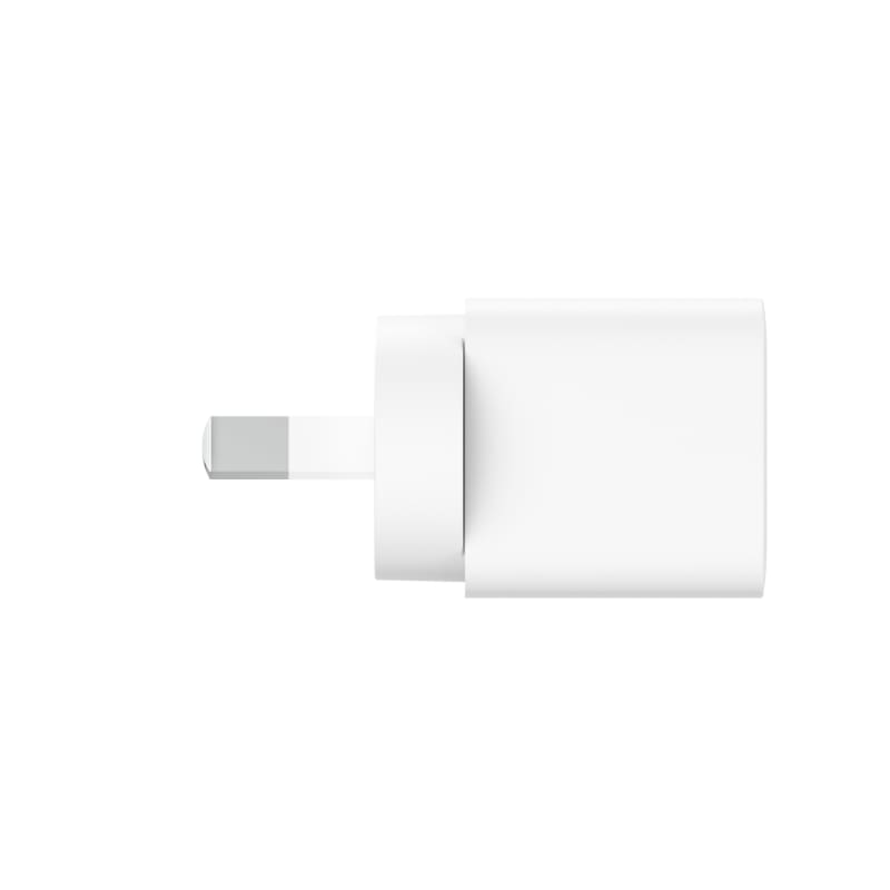 Belkin BoostCharge 30W Wall Charger & USB-C Cable With USB-C Output & 1m USB-C to USB-C Cable - White