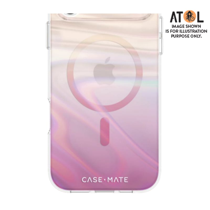 Case-Mate Peach Bubble MagSafe Case For iPhone 17 Air - Iridescent