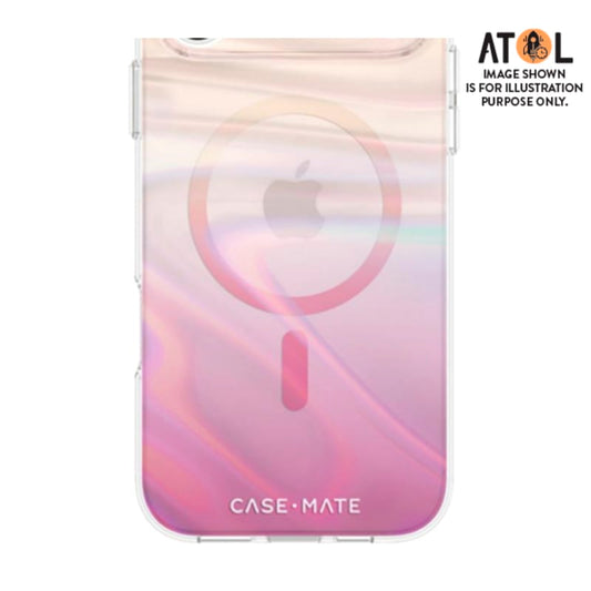 Case-Mate Peach Bubble MagSafe Case For iPhone 17 - Iridescent