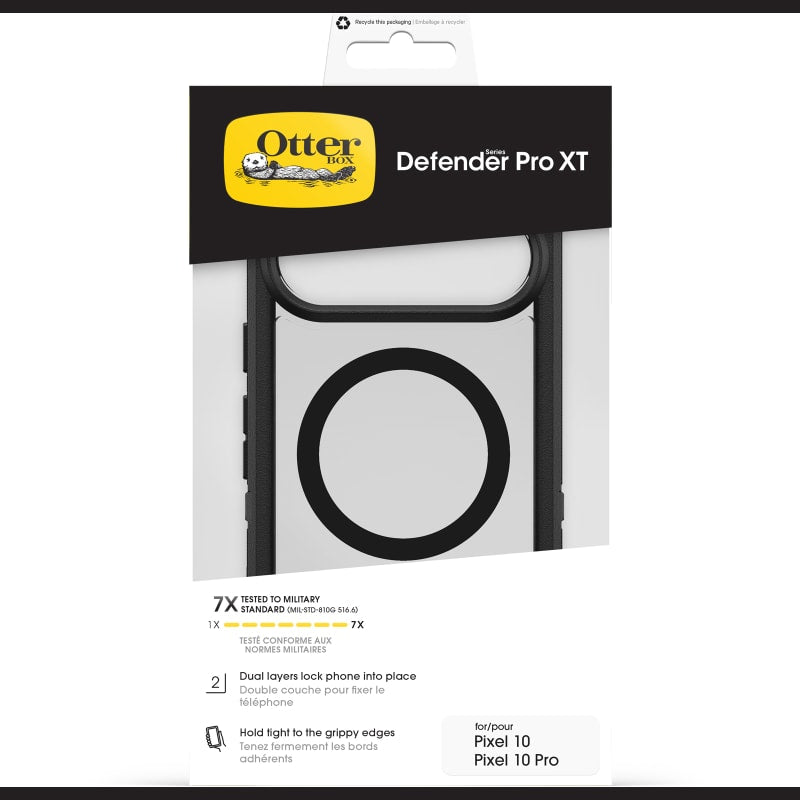OtterBox Defender Pro XT Case w/Magnets For Google Pixel 10 & Pixel 10 Pro - Dark Side Black