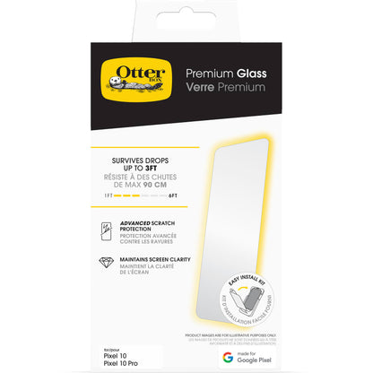 OtterBox Premium Glass Screen Protector For Google Pixel 10 & Pixel 10 Pro