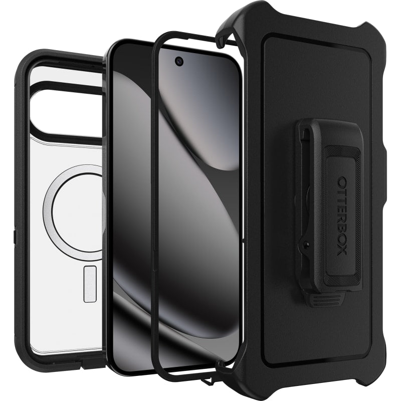 OtterBox Defender Pro XT Case w/Magnets For Google Pixel 10 Pro XL - Dark Side Black