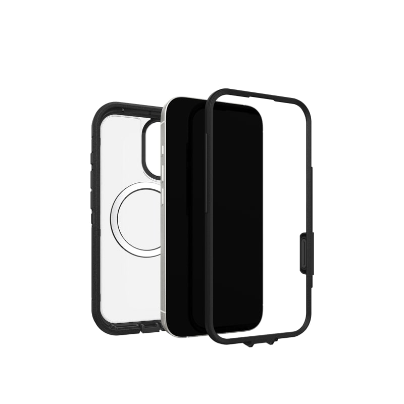 OtterBox Defender XT Pro Case with Camera Control For iPhone 17 - Dark Side Black