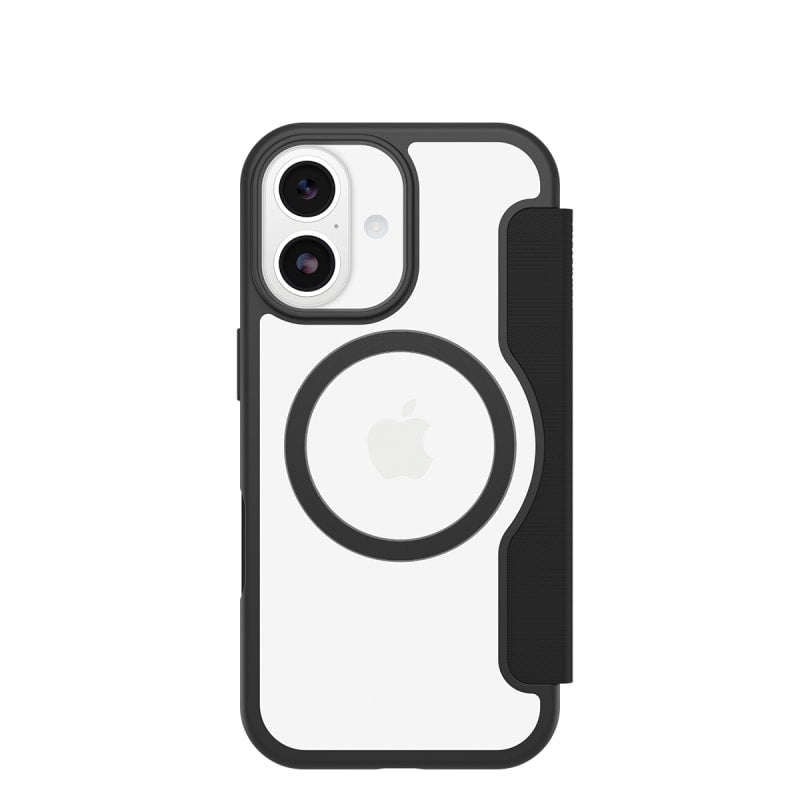 OtterBox React Folio MagSafe Case For iPhone 17 - Black Crystal