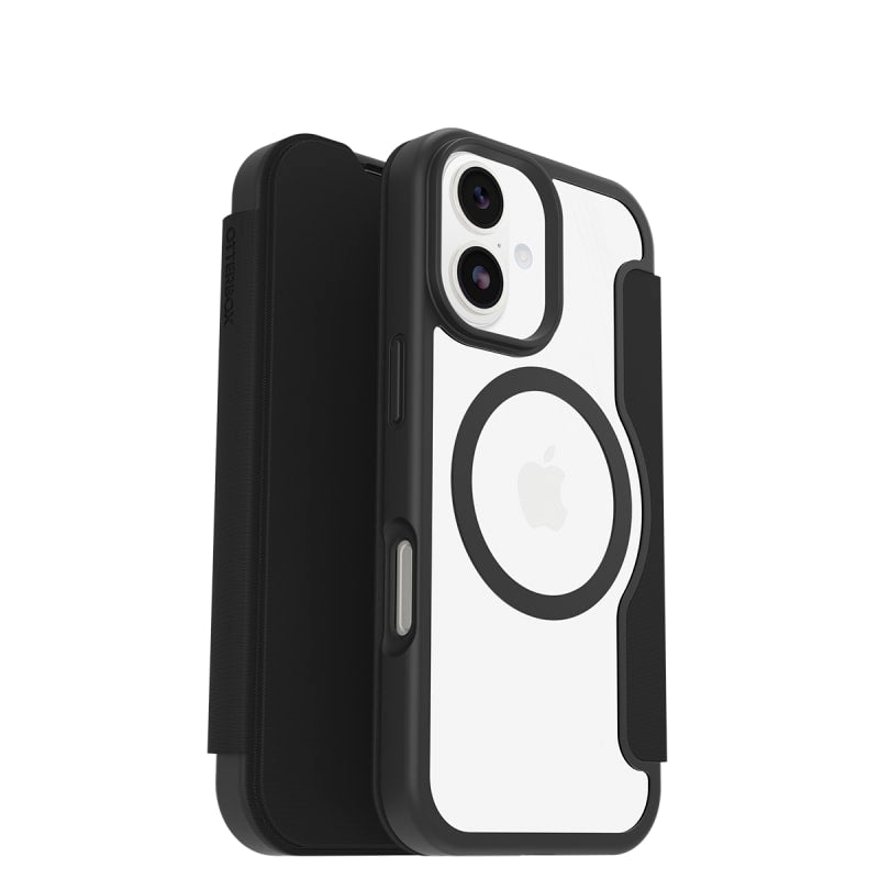 OtterBox React Folio MagSafe Case For iPhone 17 - Black Crystal