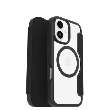 OtterBox React Folio MagSafe Case For iPhone 17 - Black Crystal