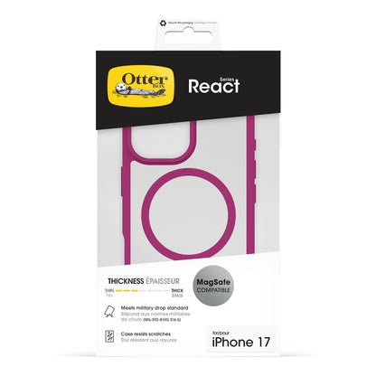 OtterBox React MagSafe Case For iPhone 17 - Rose Crystal Pink