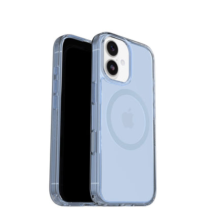 OtterBox Symmetry MagSafe Case with Camera Control For iPhone 17 Silver Glade Blue