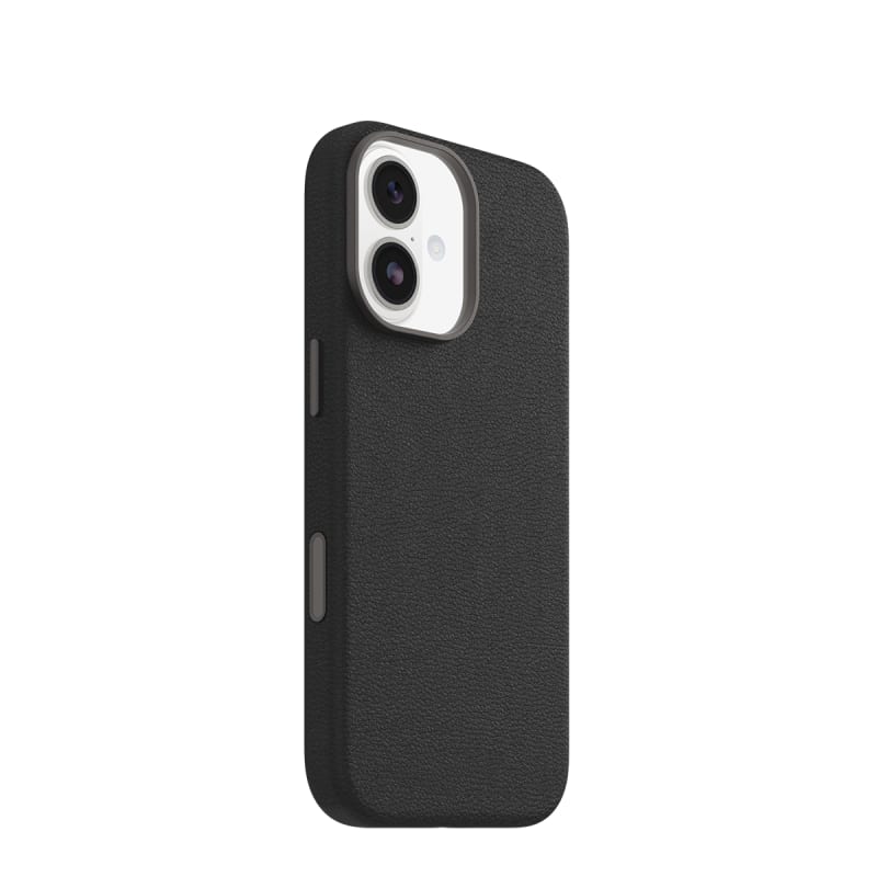OtterBox Symmetry MagSafe Cactus Leather Case with Camera Control For iPhone 17 - Noir Ash Black