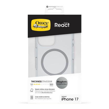 OtterBox React MagSafe Case For iPhone 17 - Clear