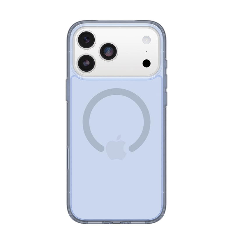 OtterBox Symmetry MagSafe Case with Camera Control For iPhone 17 Pro Max Silver Glade Blue