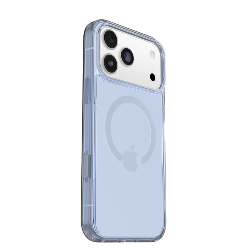OtterBox Symmetry MagSafe Case with Camera Control For iPhone 17 Pro Max Silver Glade Blue