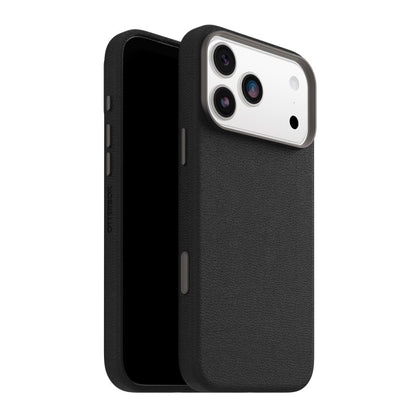 OtterBox Symmetry MagSafe Cactus Leather Case with Camera Control For iPhone 17 Pro Max- Noir Ash Black