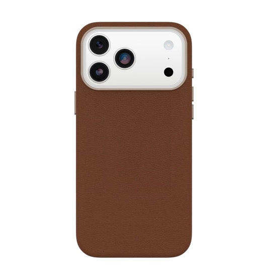 OtterBox Symmetry MagSafe Cactus Leather Case with Camera Control For iPhone 17 Pro Max- Desert Saddle Brown