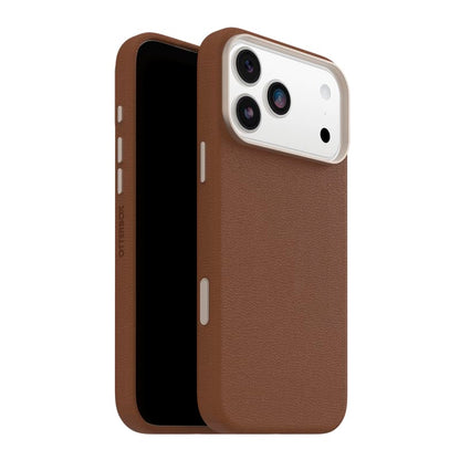 OtterBox Symmetry MagSafe Cactus Leather Case with Camera Control For iPhone 17 Pro Max- Desert Saddle Brown