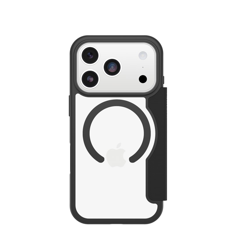 OtterBox React Folio MagSafe Case For iPhone 17 Pro - Black Crystal