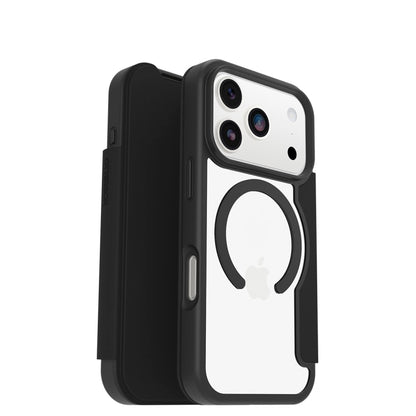 OtterBox React Folio MagSafe Case For iPhone 17 Pro - Black Crystal