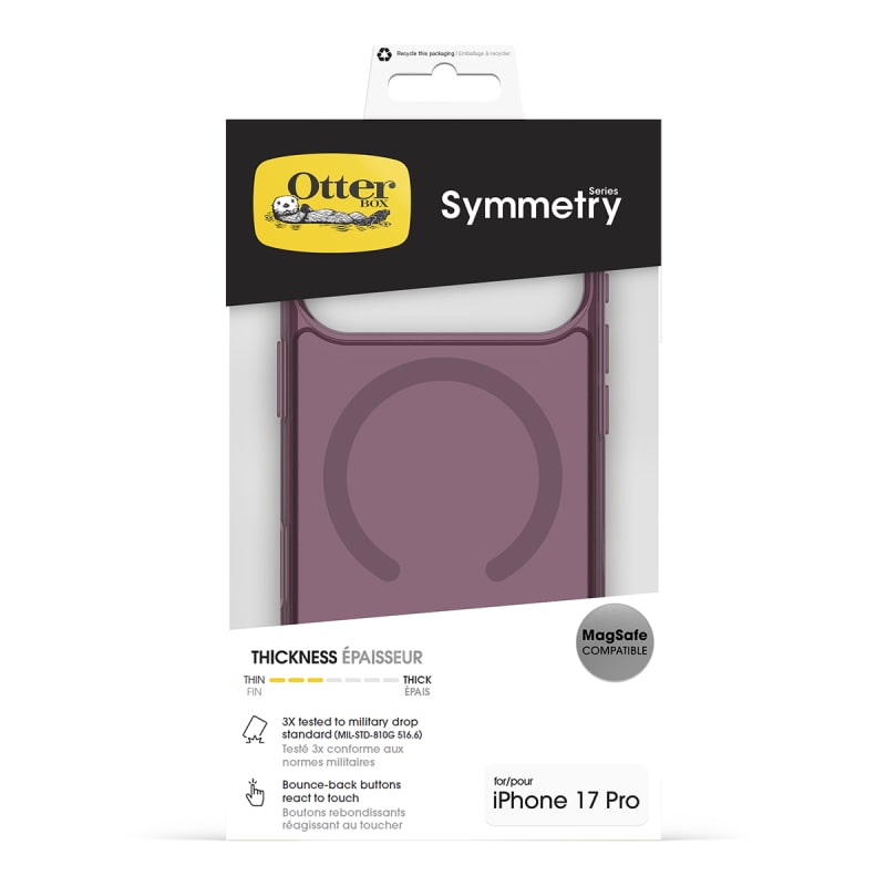 OtterBox Symmetry MagSafe Case with Camera Control For iPhone 17 Pro - Rhapsody Pink
