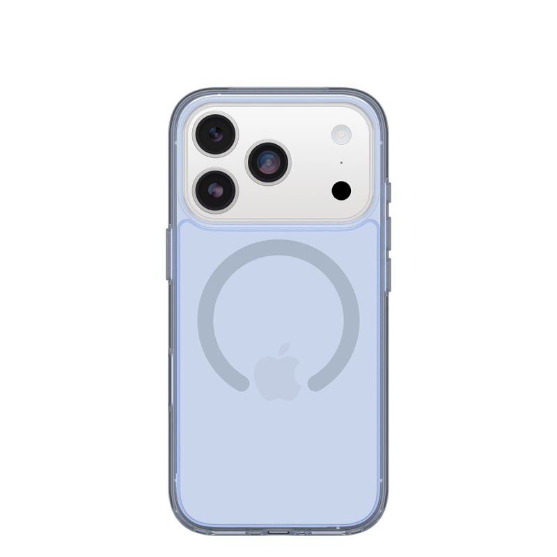 OtterBox Symmetry MagSafe Case with Camera Control For iPhone 17 Pro Silver Glade Blue