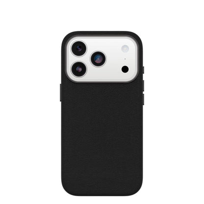 OtterBox Symmetry MagSafe Cactus Leather Case with Camera Control For iPhone 17 Pro - Noir Ash Black