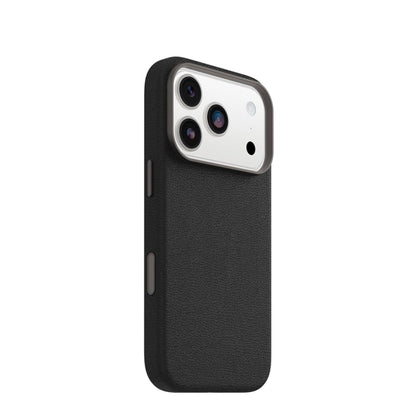 OtterBox Symmetry MagSafe Cactus Leather Case with Camera Control For iPhone 17 Pro - Noir Ash Black