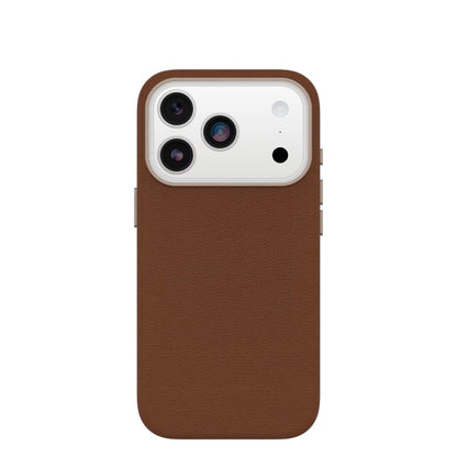 OtterBox Symmetry MagSafe Cactus Leather Case with Camera Control For iPhone 17 Pro - Desert Saddle Brown