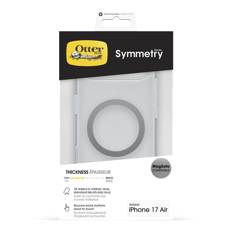 OtterBox Symmetry MagSafe Case with Camera Control For iPhone Air - Clear