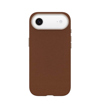 OtterBox Symmetry MagSafe Cactus Leather Case with Camera Control For iPhone Air - Desert Saddle Brown