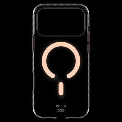 EFM Ibiza Glow In The Dark Case with D3O Zero For iPhone 17 Pro Max - Pink