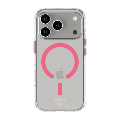EFM Ibiza Glow In The Dark Case with D3O Zero For iPhone 17 Pro Max - Pink