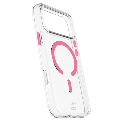 EFM Ibiza Glow In The Dark Case with D3O Zero For iPhone 17 Pro Max - Pink