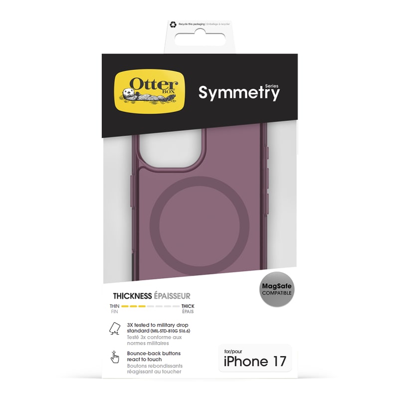 OtterBox Symmetry MagSafe Case with Camera Control For iPhone 17 - Rhapsody Pink