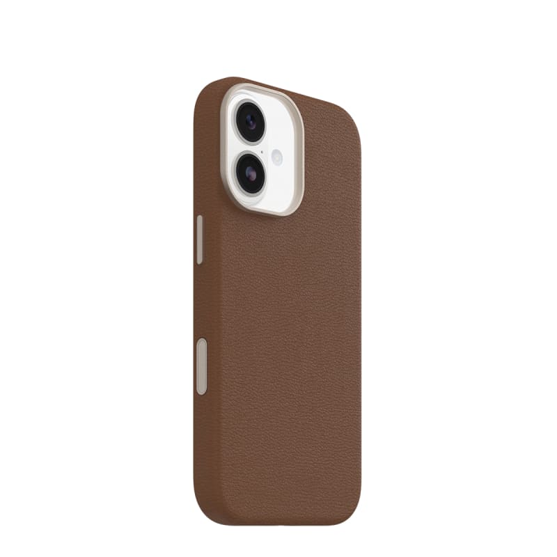 OtterBox Symmetry MagSafe Cactus Leather Case with Camera Control For iPhone 17 - Desert Saddle Brown