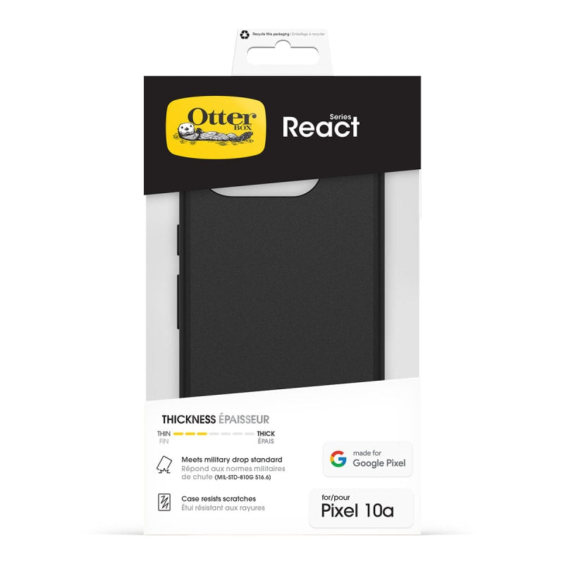OtterBox React Case For new Google Pixel 10a - Black