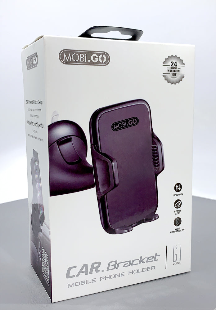 Adjustable Phone Holder Mobigo 360 Rotating Universal Rotation Rigid Car Holder