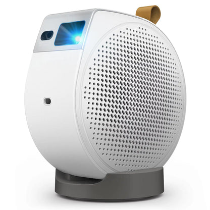 BenQ GV50 1080P, Laser, DLP, Portable Projector, 1920x1080 Resolution, 500 Lumens, 100,000:1 Contrast, White, Google TV (Android 11)