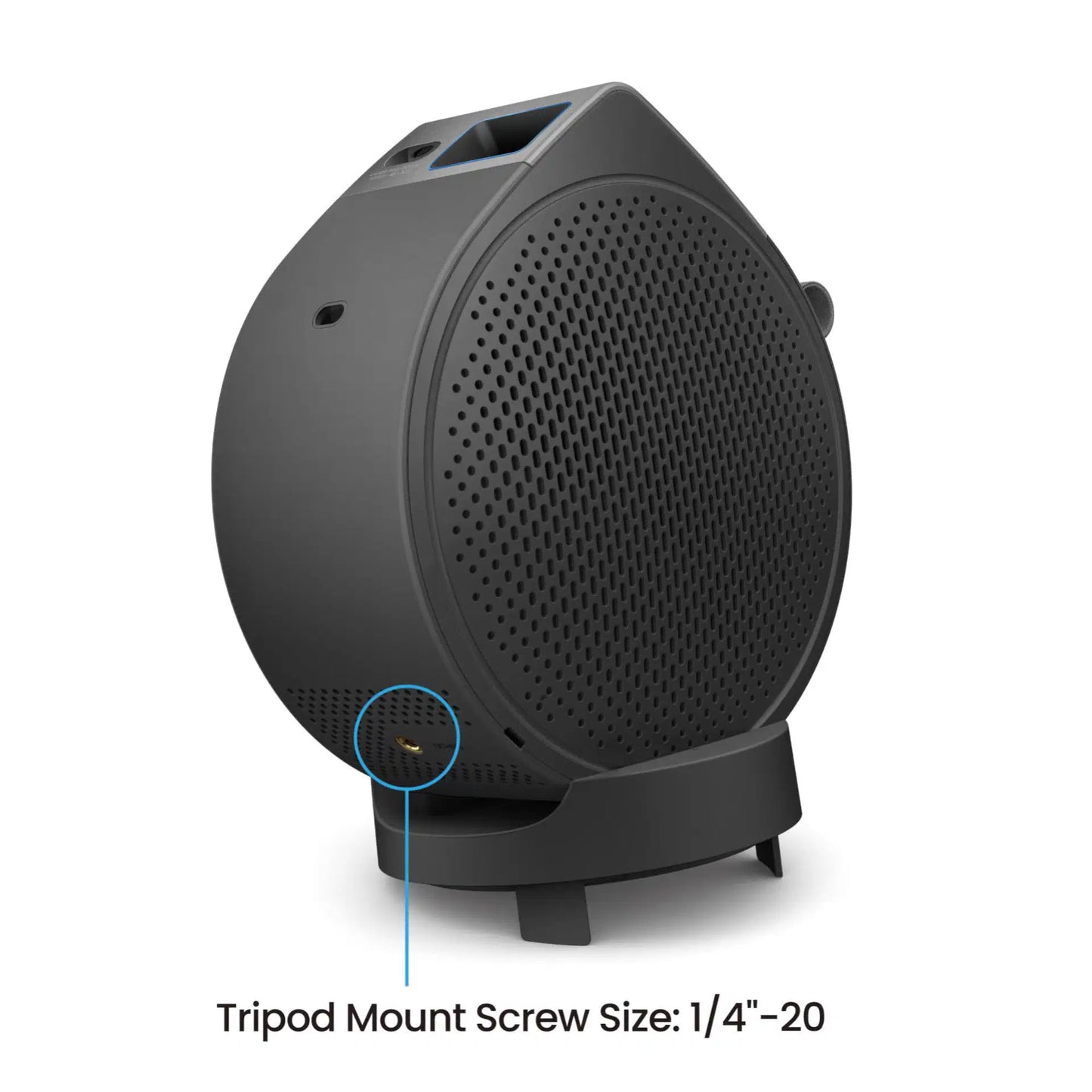 BenQ GV50P 1080P, Laser, DLP, Portable Projector, 1920x1080 Resolution, 500 Lumens, 100,000:1 Contrast, Black, Google TV (Android 11) + Remote + Case