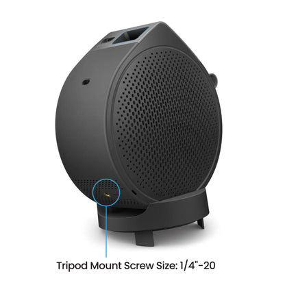 BenQ GV50P 1080P, Laser, DLP, Portable Projector, 1920x1080 Resolution, 500 Lumens, 100,000:1 Contrast, Black, Google TV (Android 11) + Remote + Case