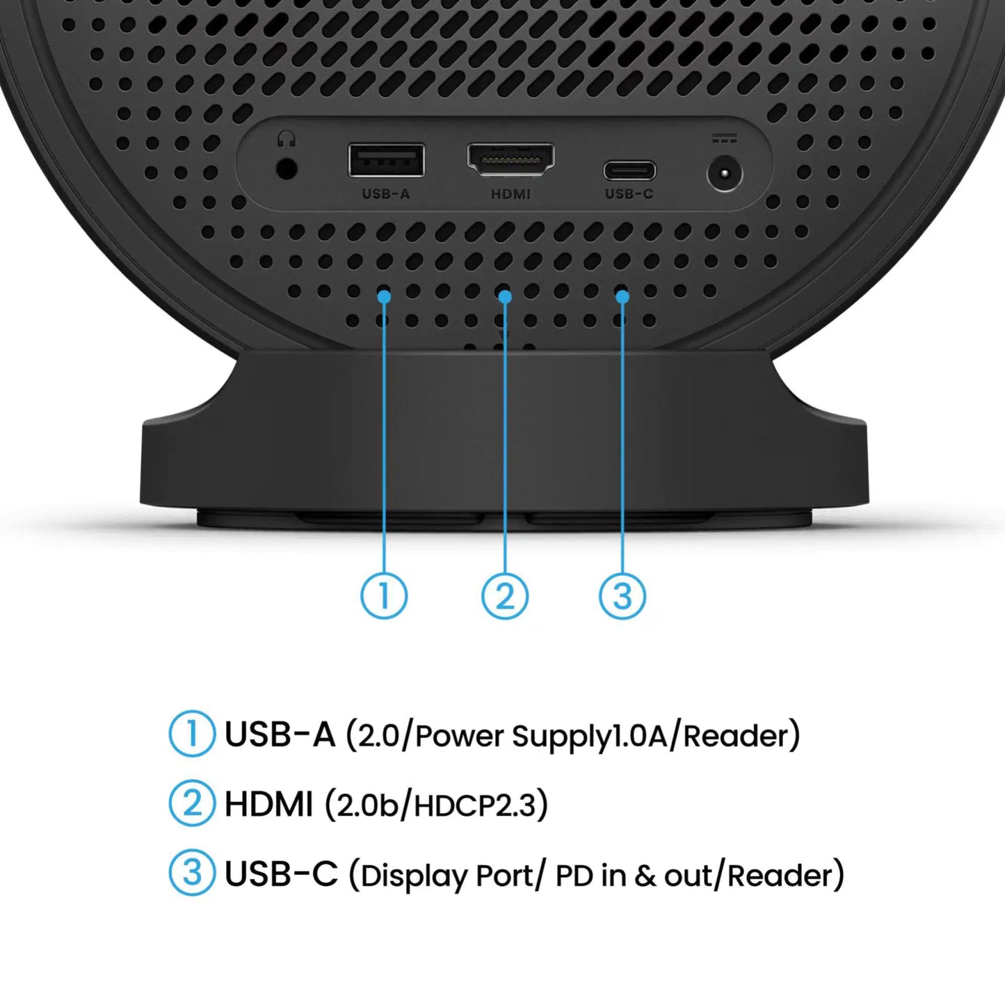 BenQ GV50P 1080P, Laser, DLP, Portable Projector, 1920x1080 Resolution, 500 Lumens, 100,000:1 Contrast, Black, Google TV (Android 11) + Remote + Case