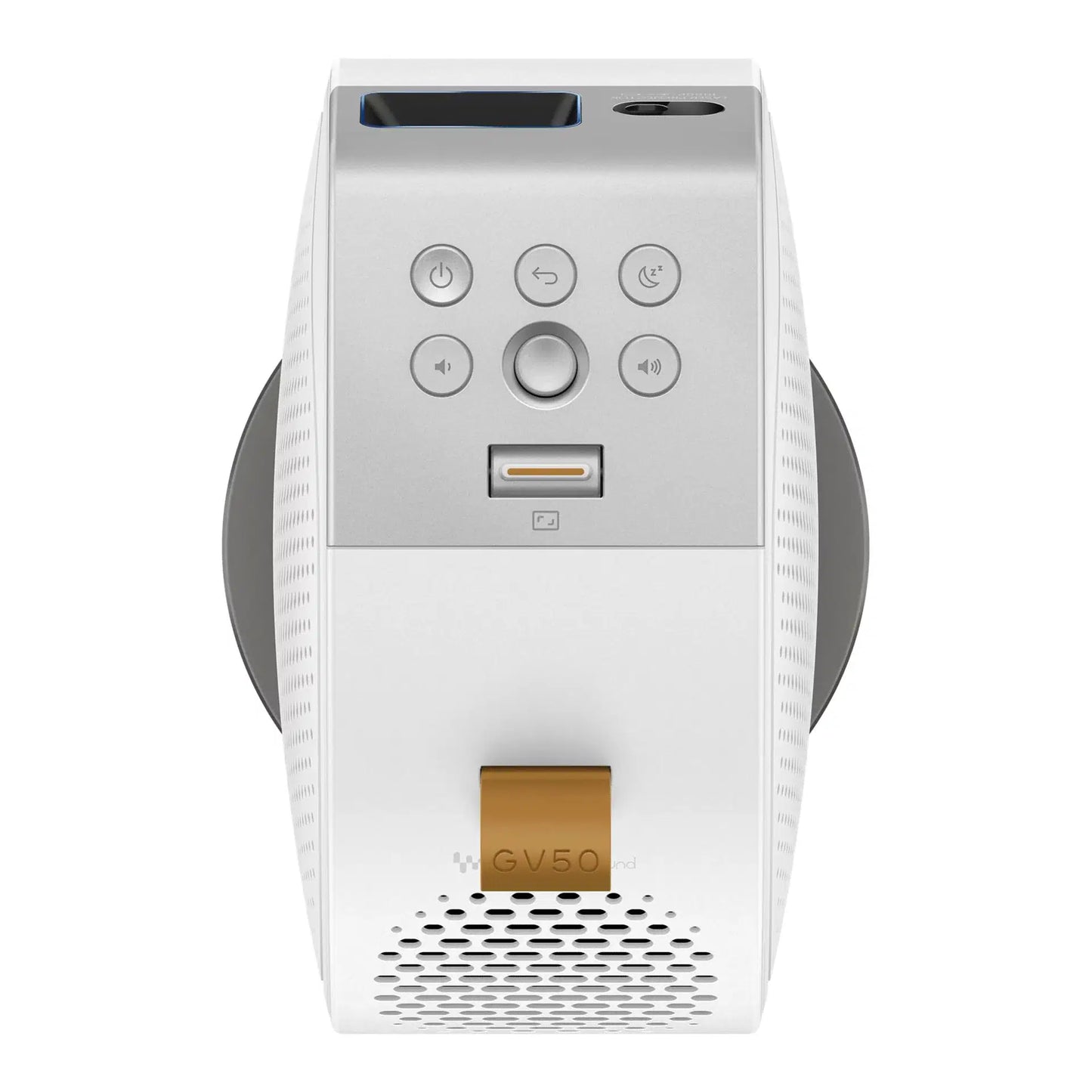BenQ GV50 1080P, Laser, DLP, Portable Projector, 1920x1080 Resolution, 500 Lumens, 100,000:1 Contrast, White, Google TV (Android 11)
