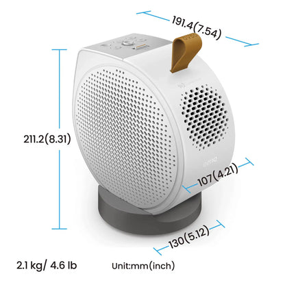 BenQ GV50 1080P, Laser, DLP, Portable Projector, 1920x1080 Resolution, 500 Lumens, 100,000:1 Contrast, White, Google TV (Android 11)