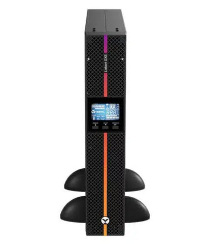 Vertiv Liebert GXE3-1000IRT2UXL, 1000VA 900W 230V, Double Conversion UPS, 0.9 PF, 2U Rack-Tower 8 x C13, Single Phase