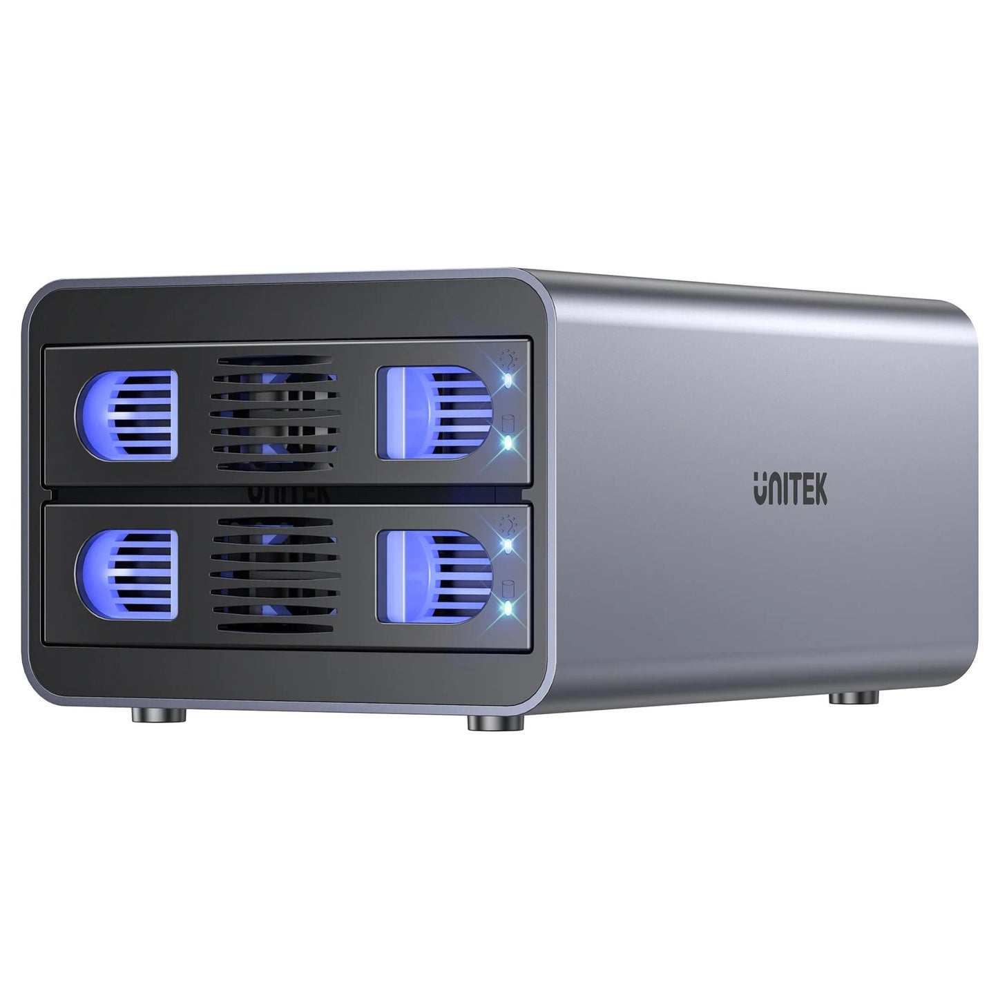Unitek USB3.2 Type-C 10GB/SATA 2 BAY SATA HDD RAID ENCLOSURE