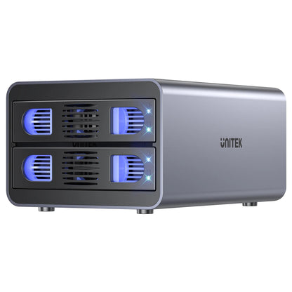 Unitek USB3.2 Type-C 10GB/SATA 2 BAY SATA HDD RAID ENCLOSURE