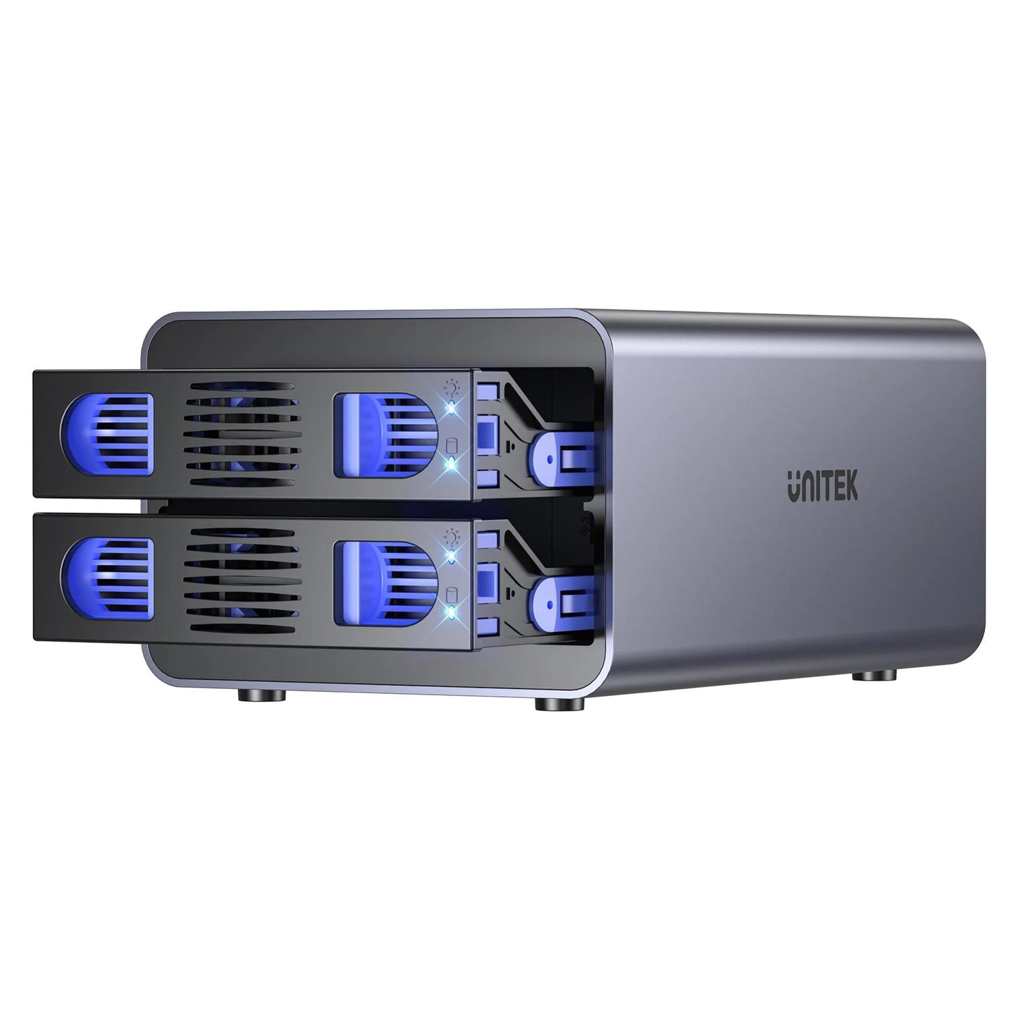 Unitek USB3.2 Type-C 10GB/SATA 2 BAY SATA HDD RAID ENCLOSURE