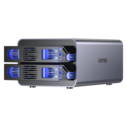 Unitek USB3.2 Type-C 10GB/SATA 2 BAY SATA HDD RAID ENCLOSURE